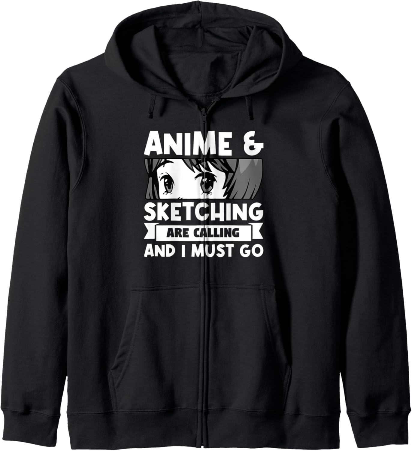 Anime & Sketching are calling and I must go Anime Hoodie