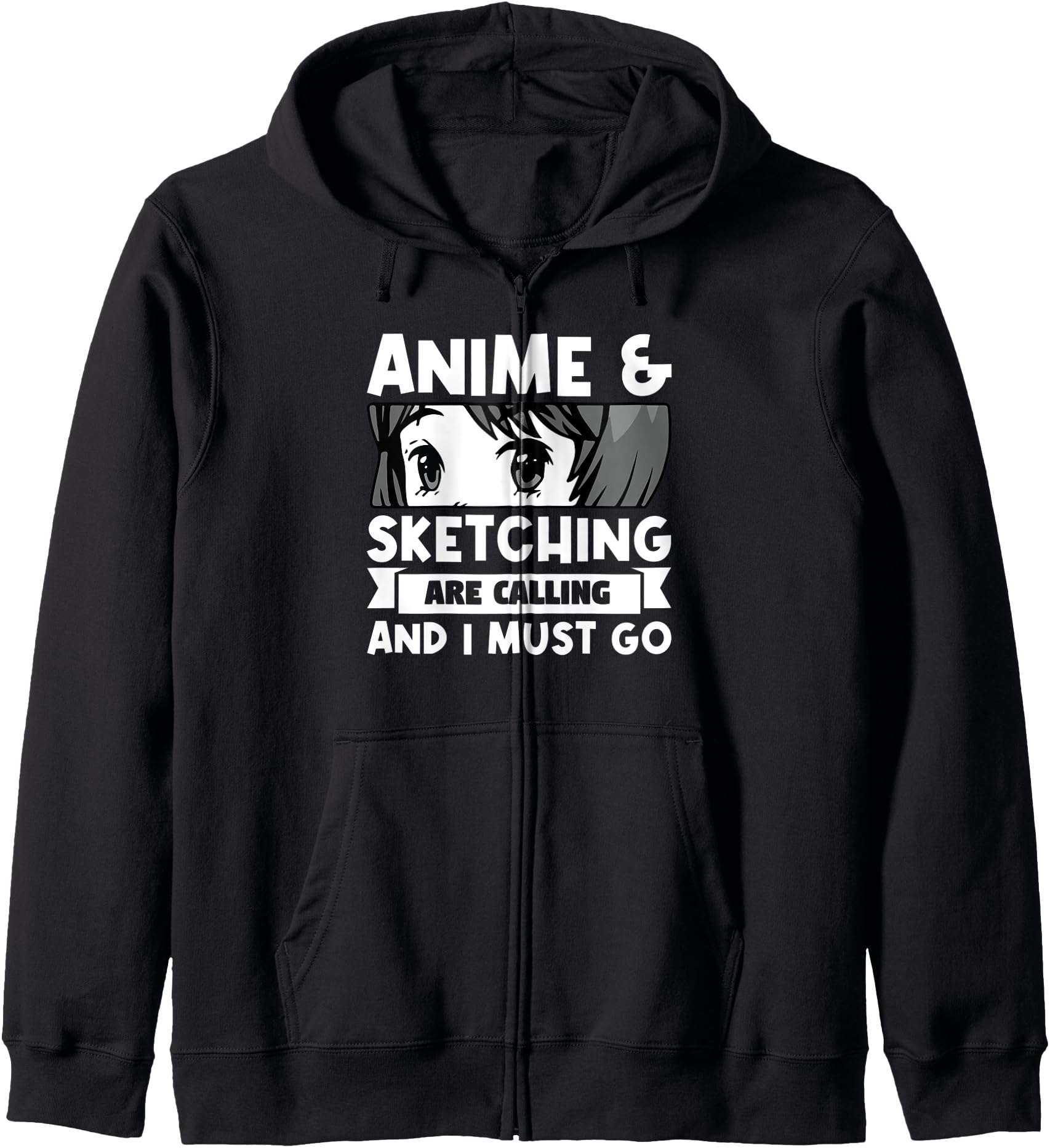 Anime & Sketching are calling and I must go Anime Hoodie