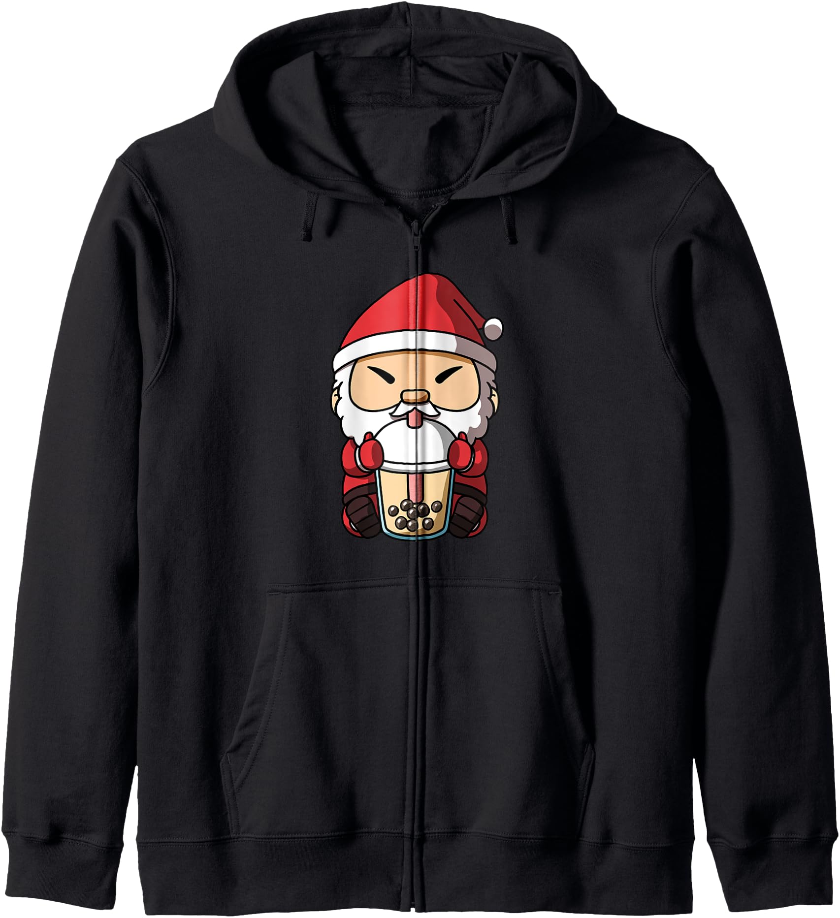 Christmas Santa Claus Boba Milk Tea Bubble Tea Anime Hoodie