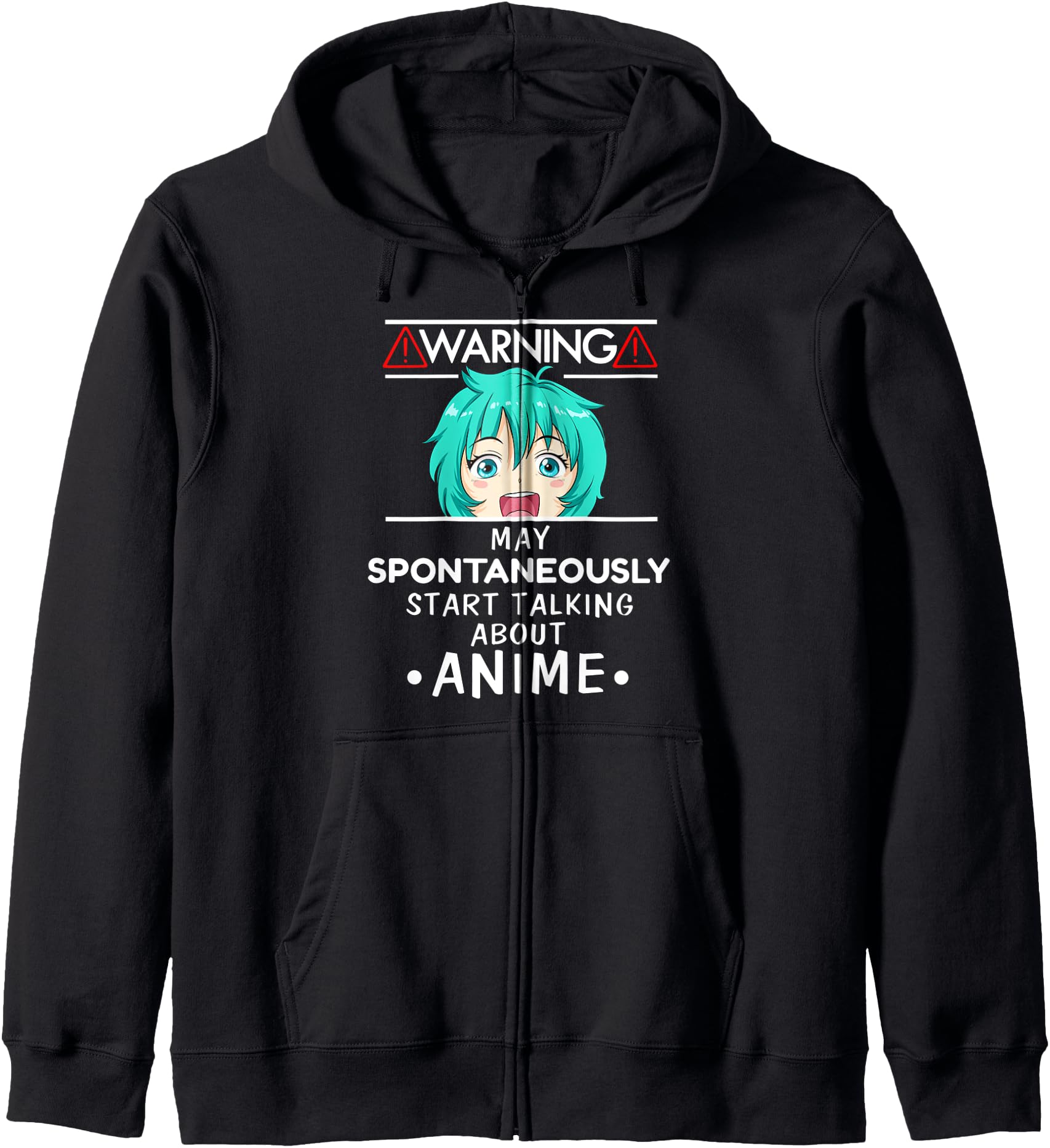 Anime Kawaii Japanese Gift Zip Hoodie