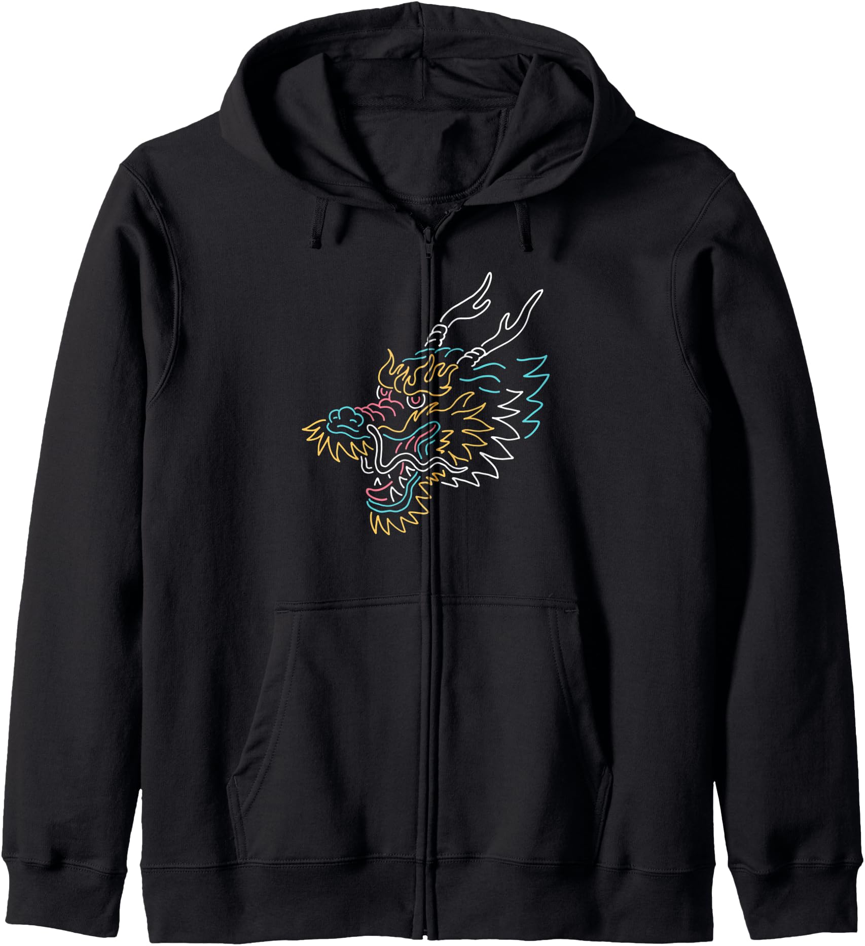 Dragon shirt, Dragon streetwear Japanese Dragons, tattoo art Zip Hoodie