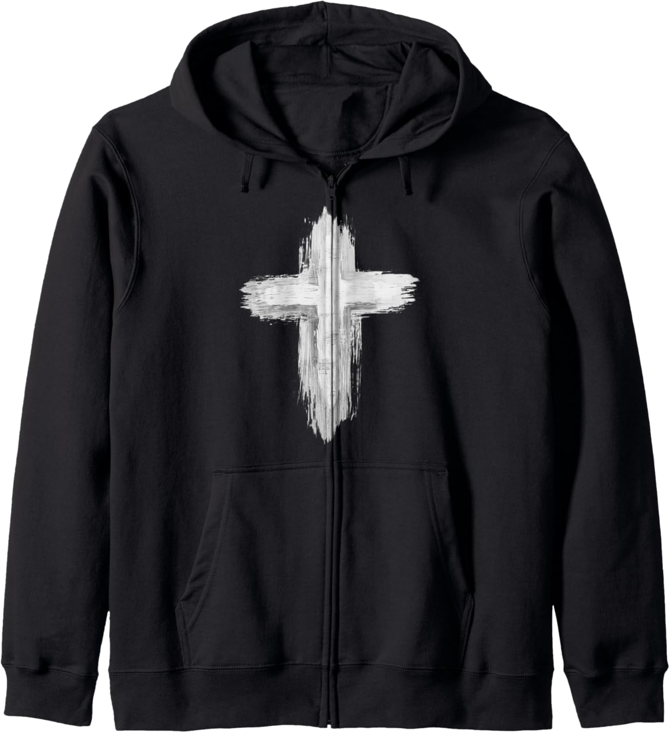 Christian Jesus Cross Faith Zip Hoodie