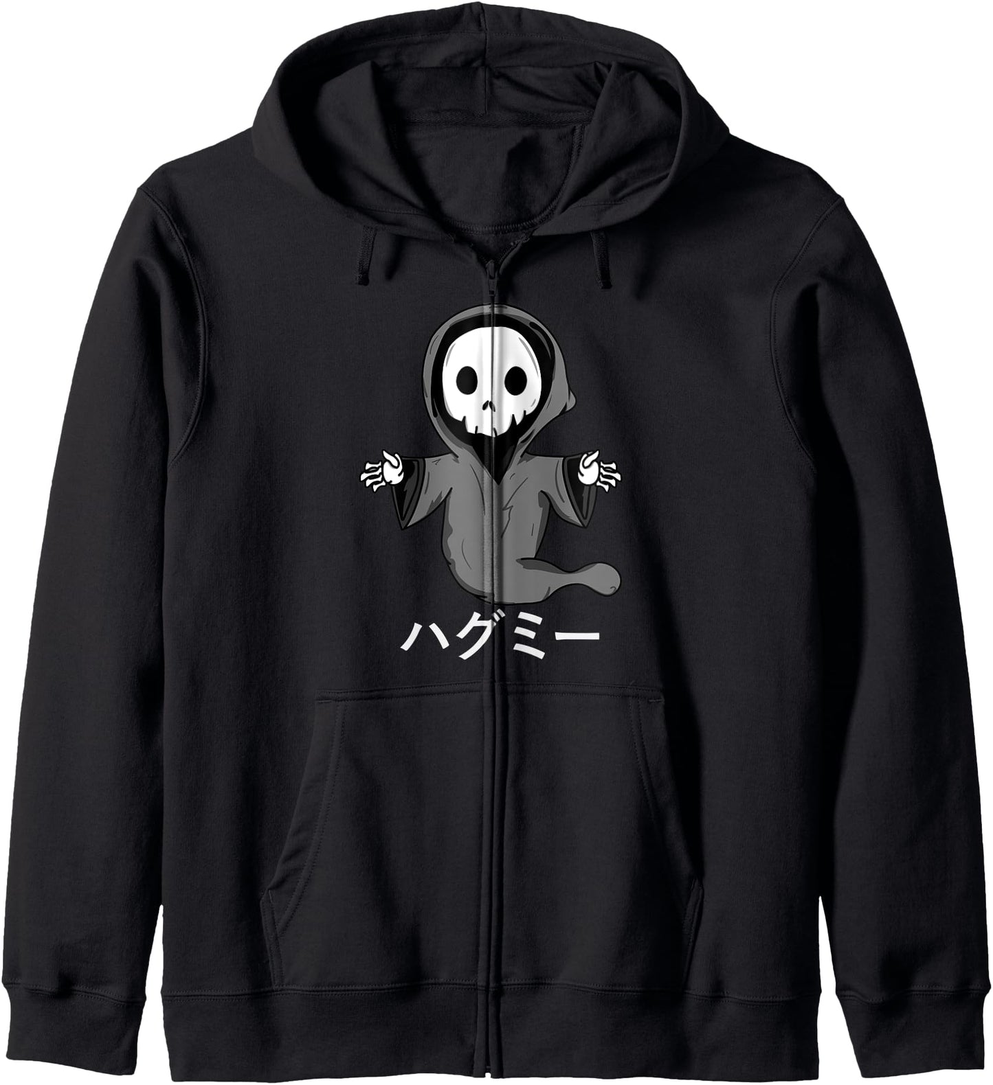 Kawaii Pastel Goth Cute Grim Reaper, Funny Anime Hugs Hoodie