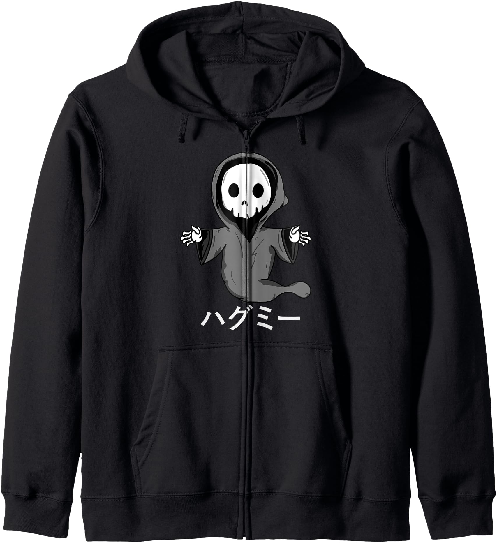 Kawaii Pastel Goth Cute Grim Reaper, Funny Anime Hugs Hoodie