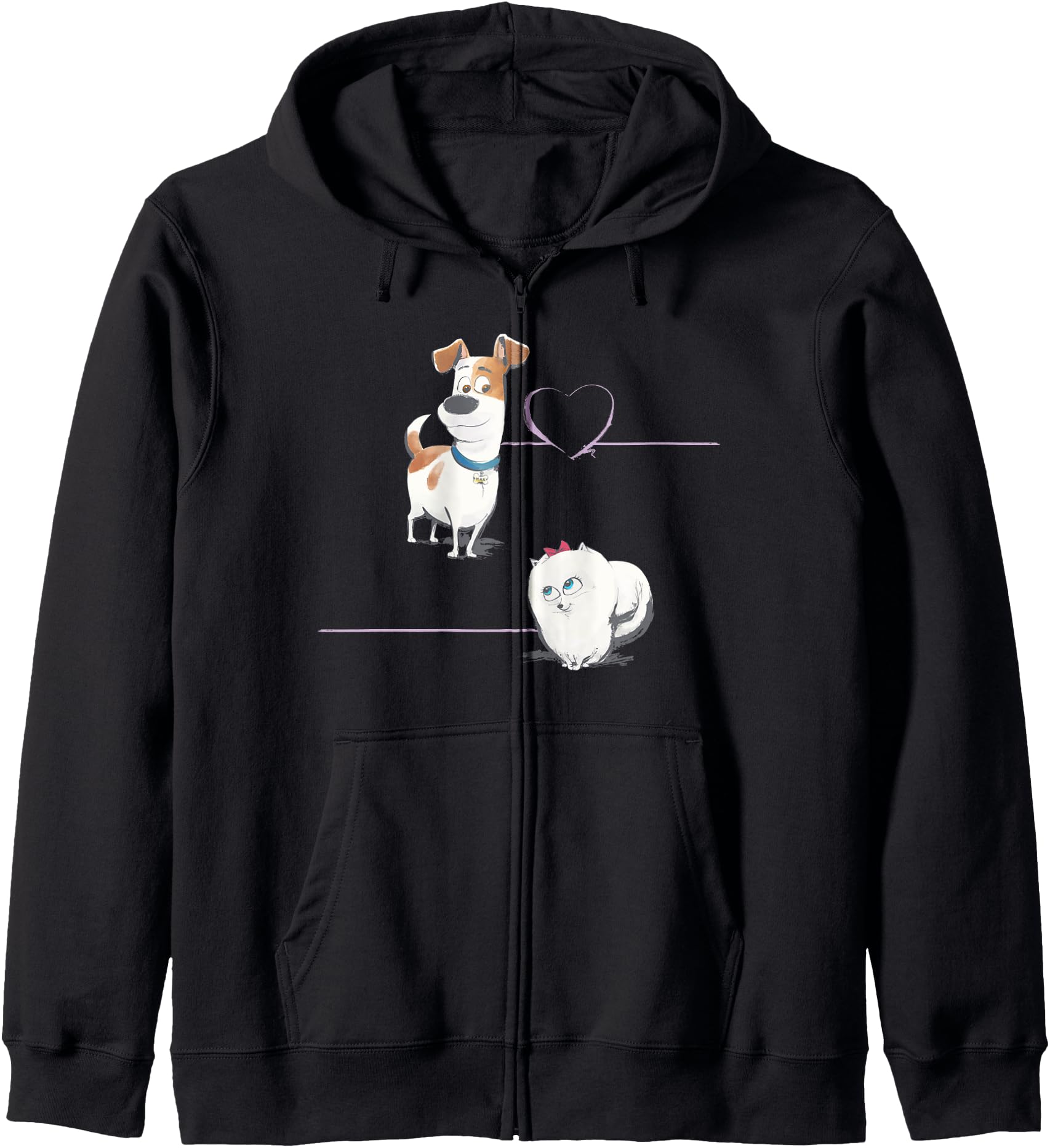 The Secret Life of Pets 2 Gidget and Max Zip Hoodie