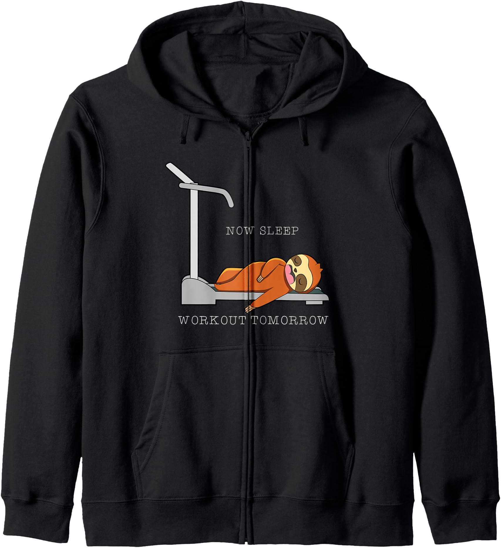 Sloth Now Sleep Workout Tomorrow Kawaii Anime Japanese Hoodie