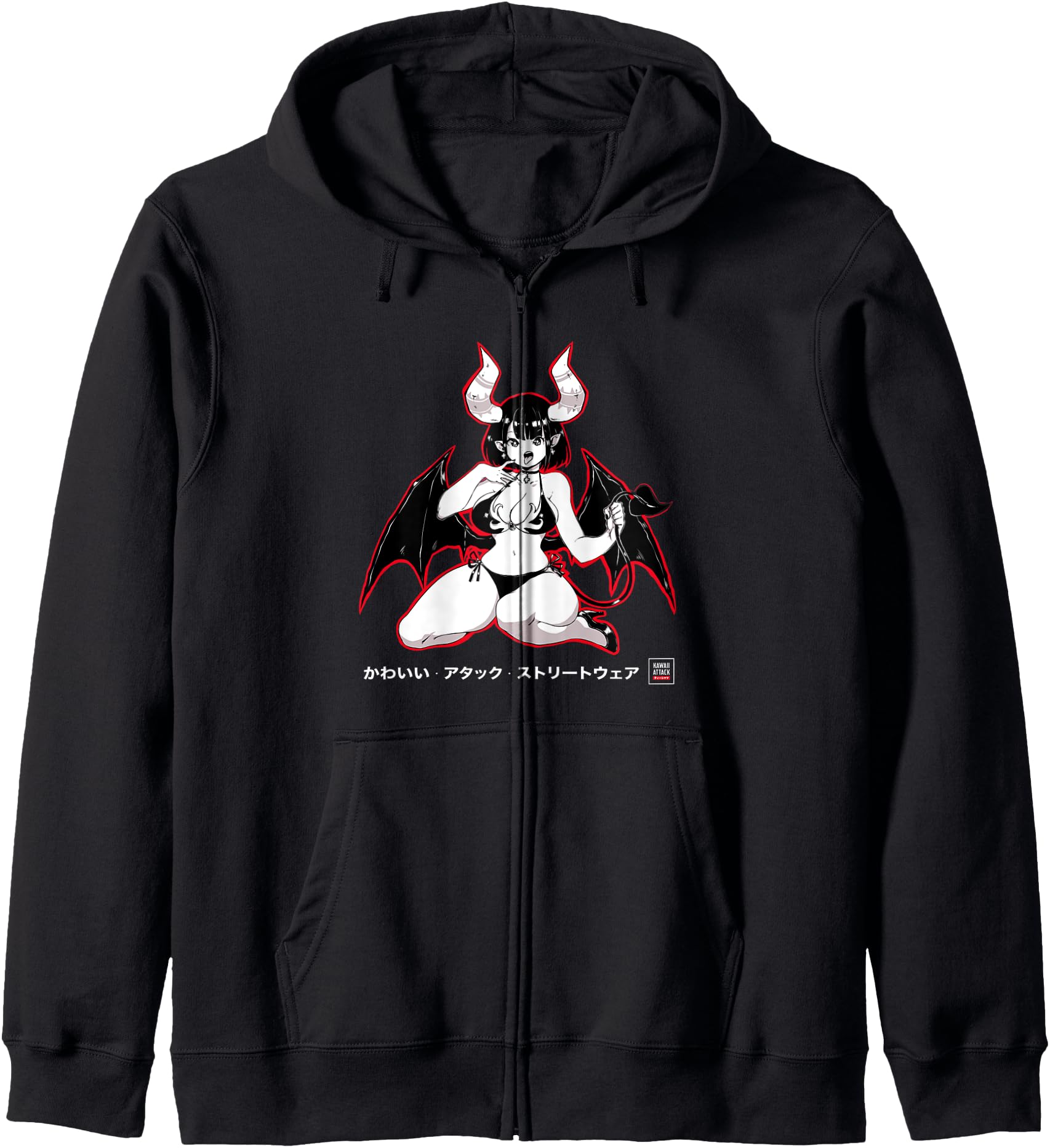 Yandere Succubus Kawaii Japanese Anime Hoodie