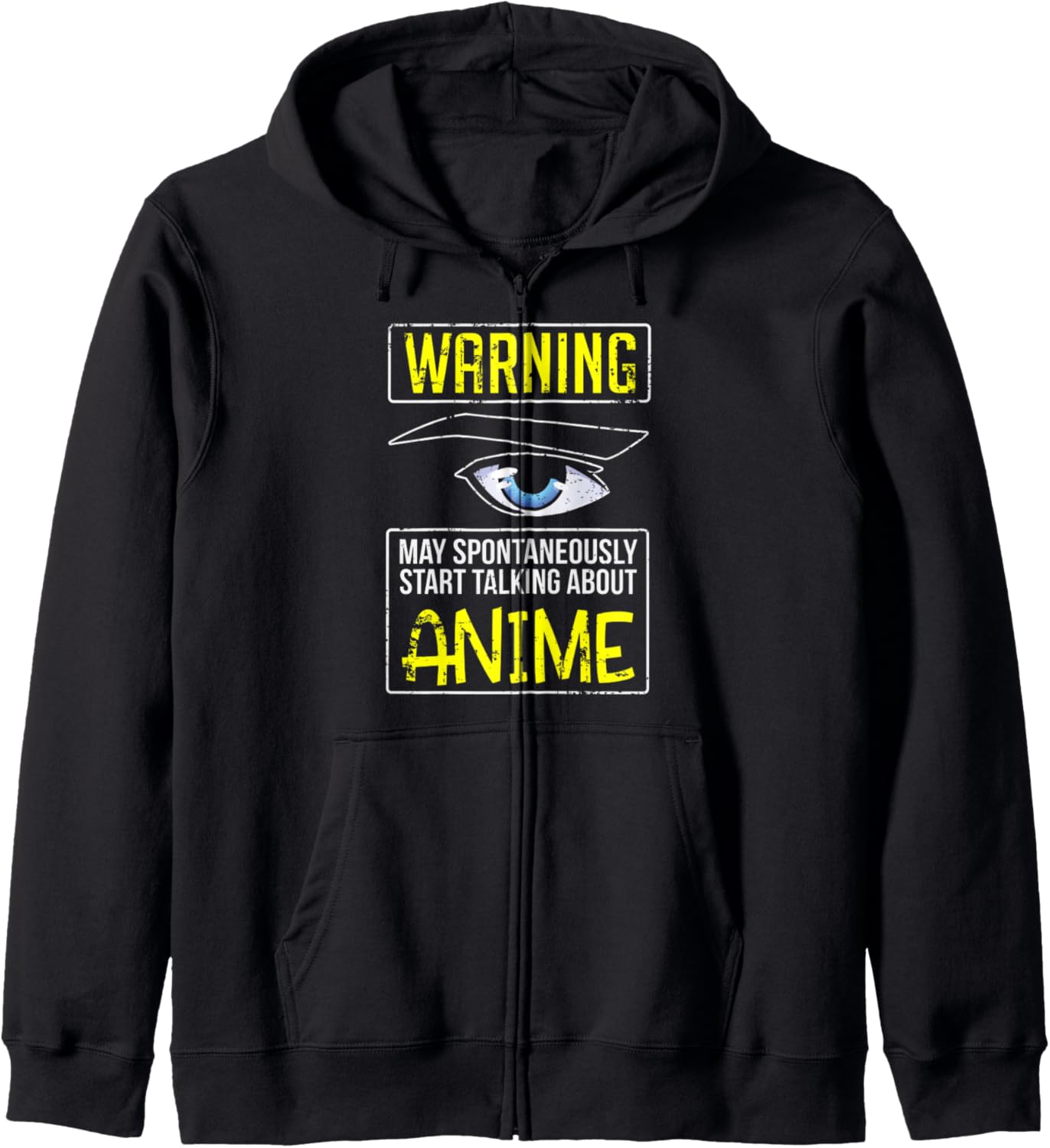 Warning May Spontaneously Talk About Anime Hoodie
