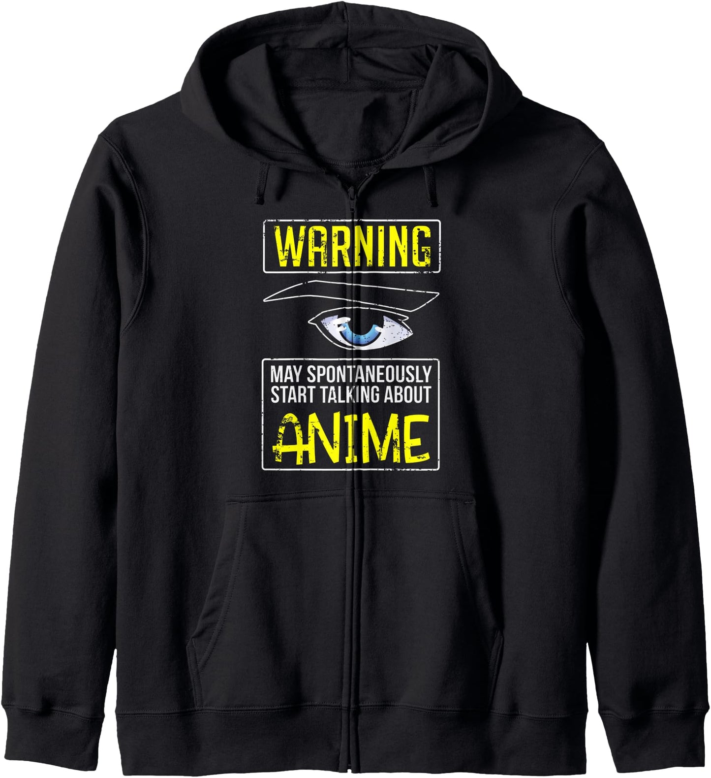 Warning May Spontaneously Talk About Anime Hoodie