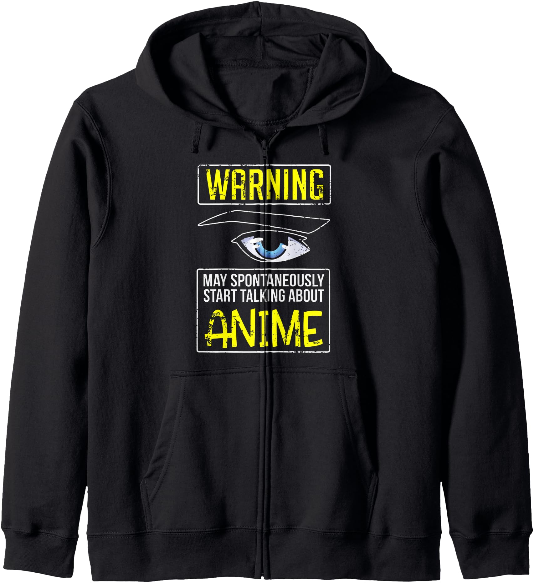 Warning May Spontaneously Talk About Anime Hoodie