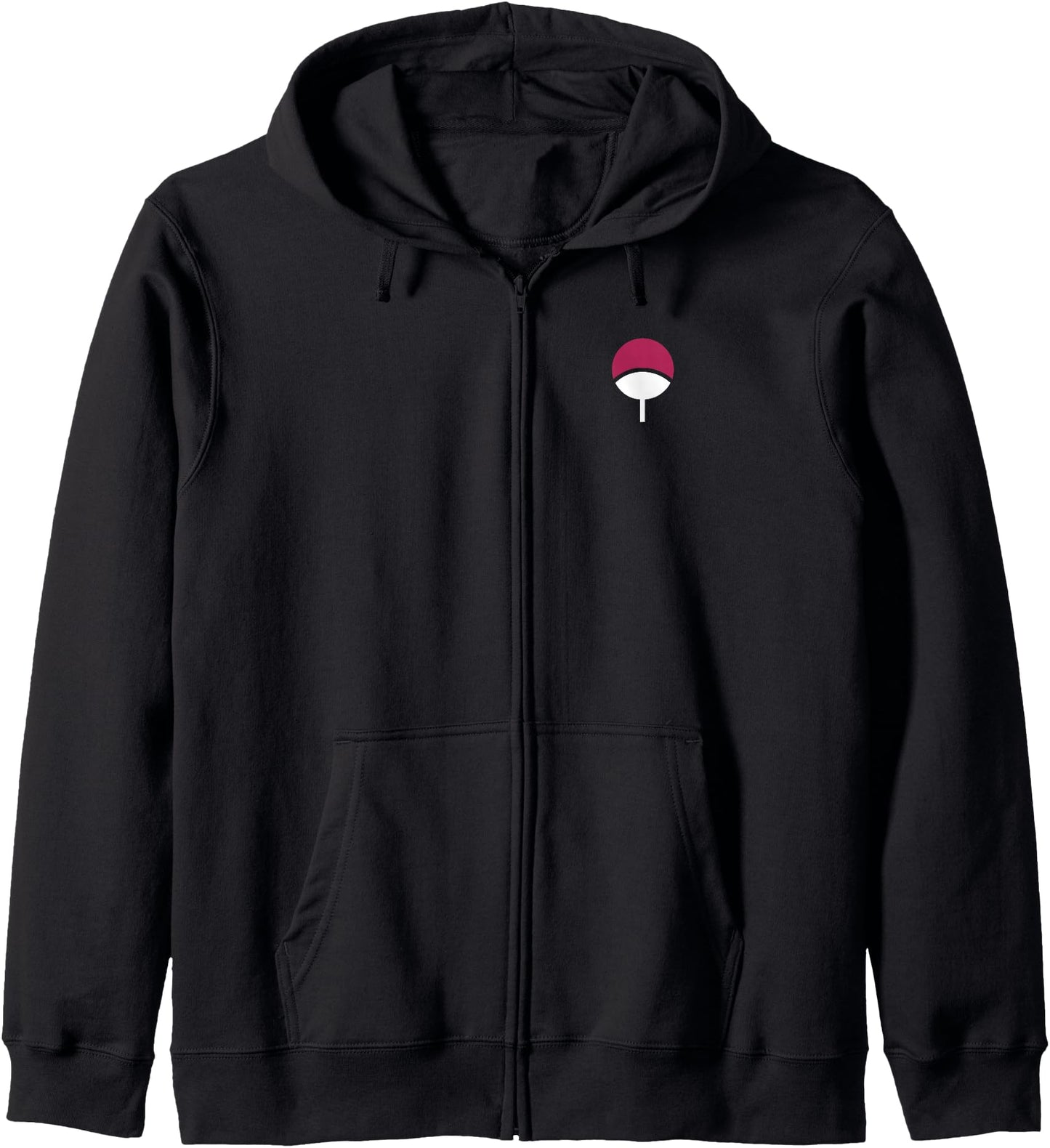 Naruto Shippuden Sasuke Uchiha Icon Front and Back Anime Hoodie