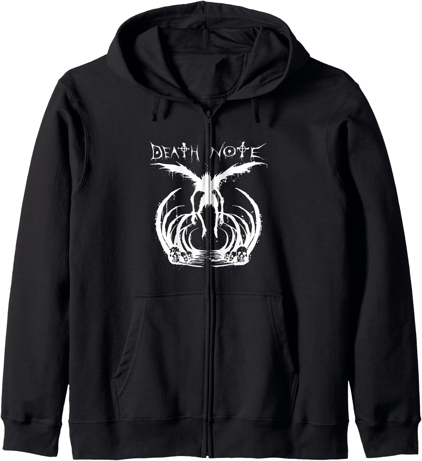 Death Note Ryuk Splatter Silhouette Anime Hoodie