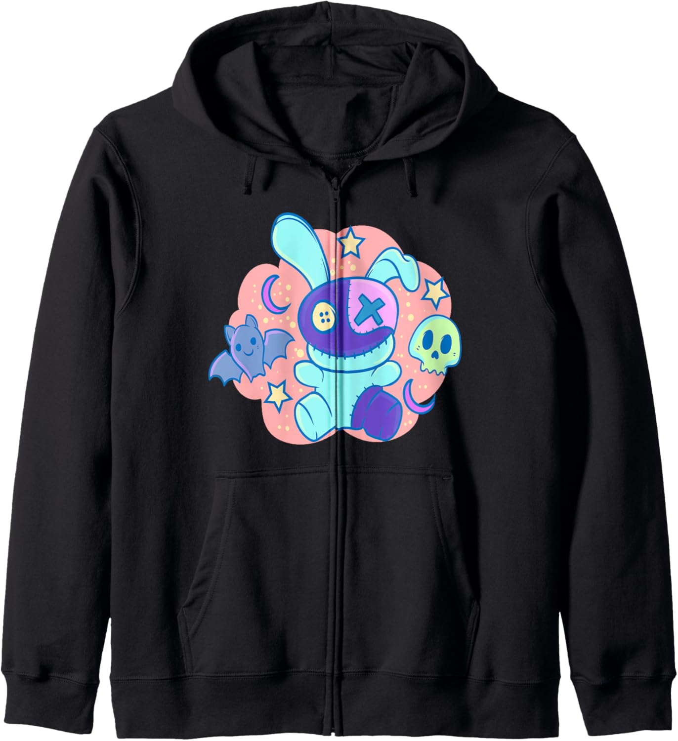 Rabbit Bunny - Cute Pastel Goth Kawaii Anime Japanese Hoodie