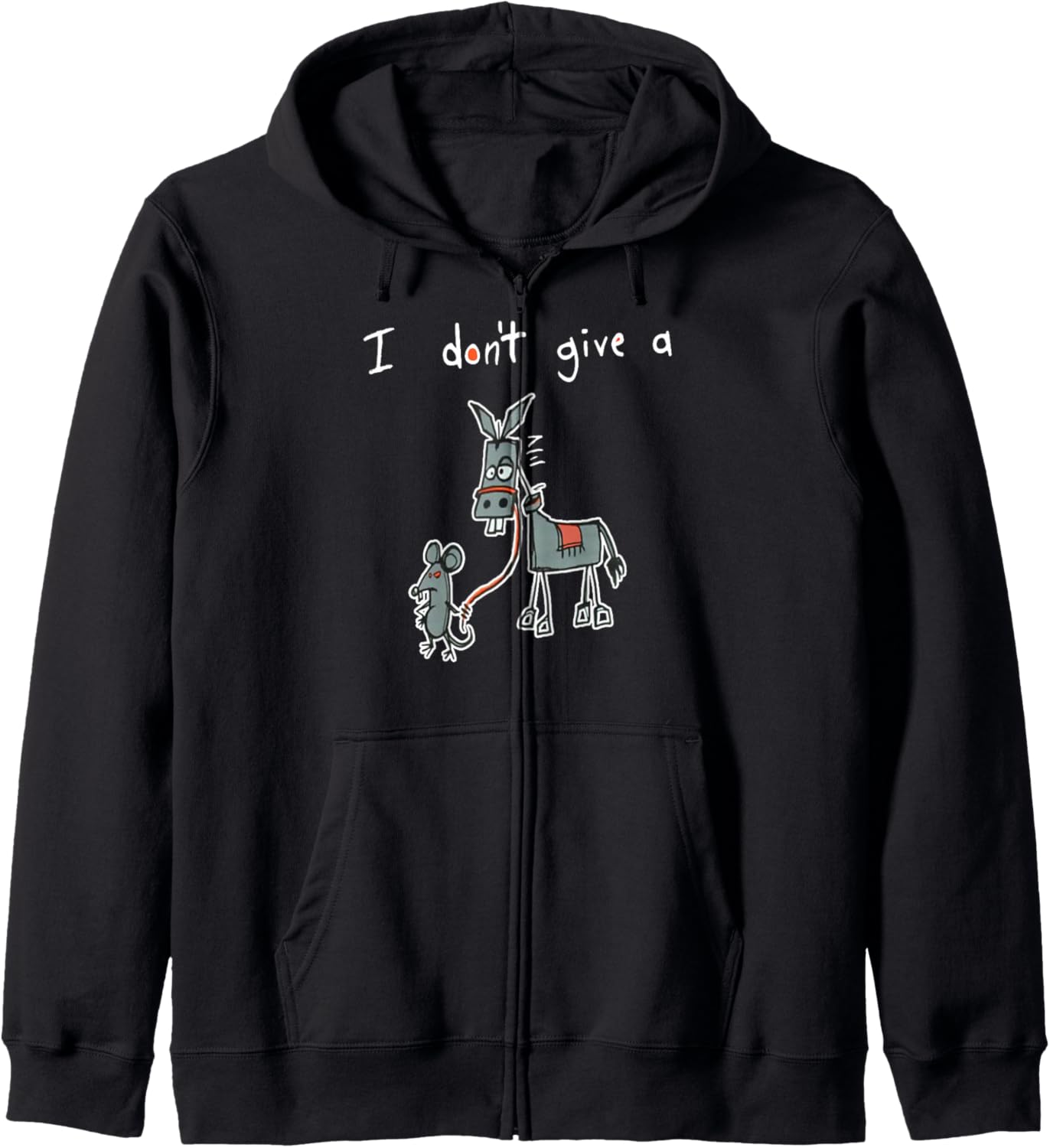 I Dont Give A Rats Donkey Shirt Women I Dont Give A Rats Azz Zip Hoodie