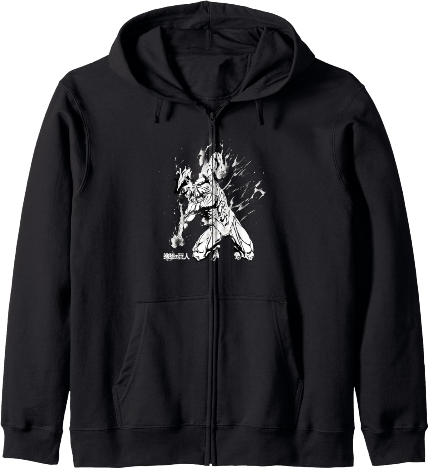 Attack on Titan Season 2 Titan Smoke AOT Anime Zip Hoodie