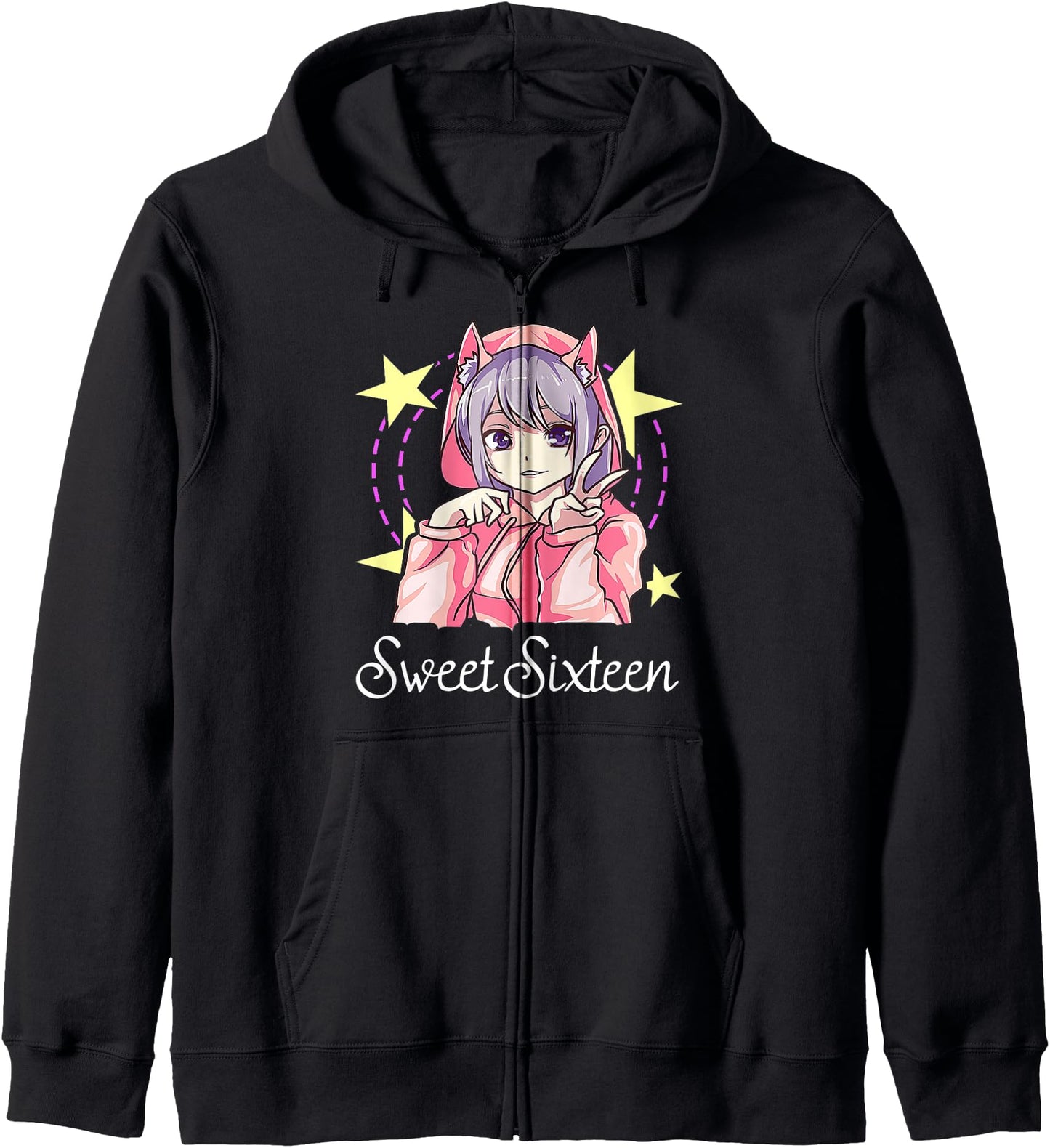 Cute sixteen anime girls Hoodie