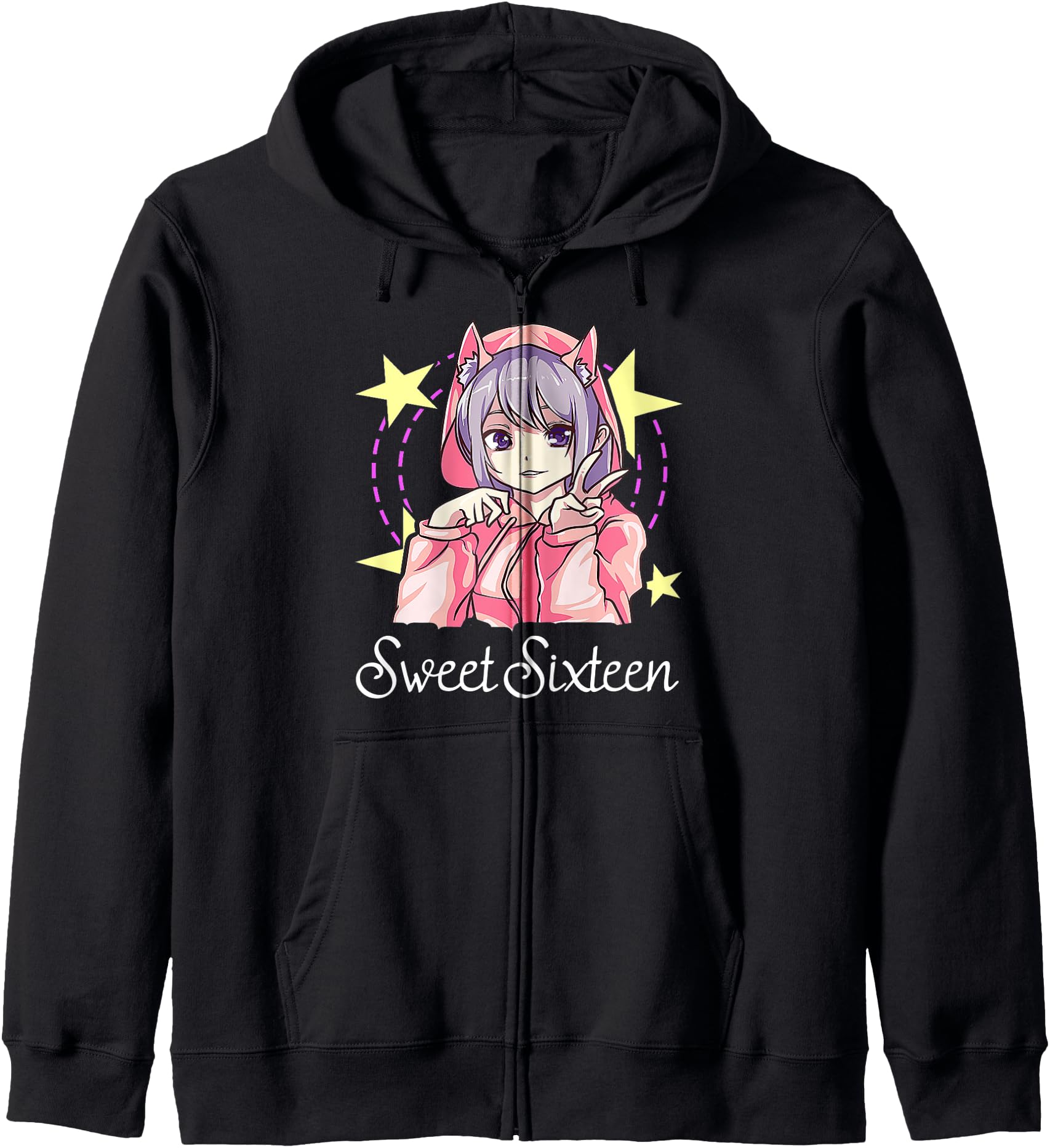 Cute sixteen anime girls Hoodie