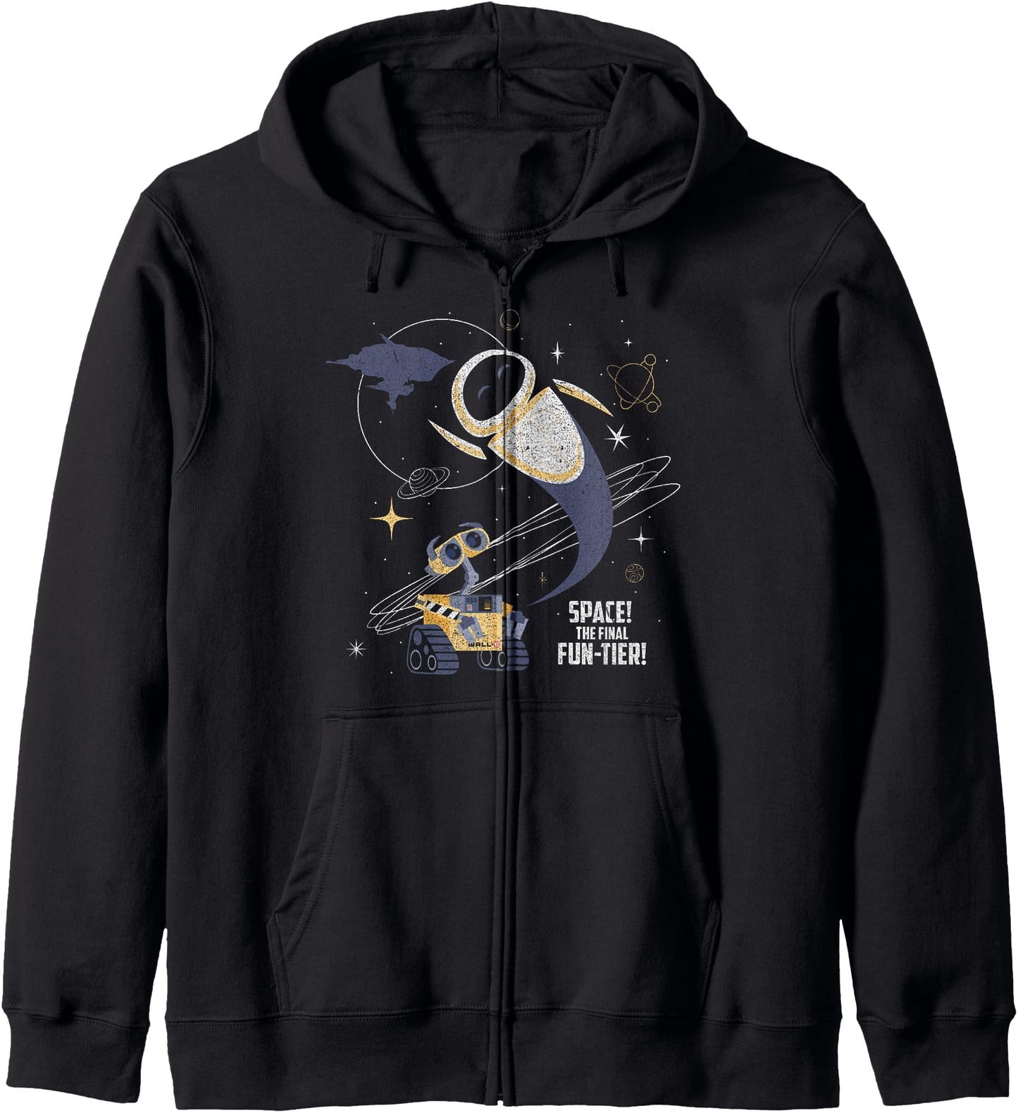Disney Pixar Wall-E & Eve Space The Final Fun-tier Zip Hoodie
