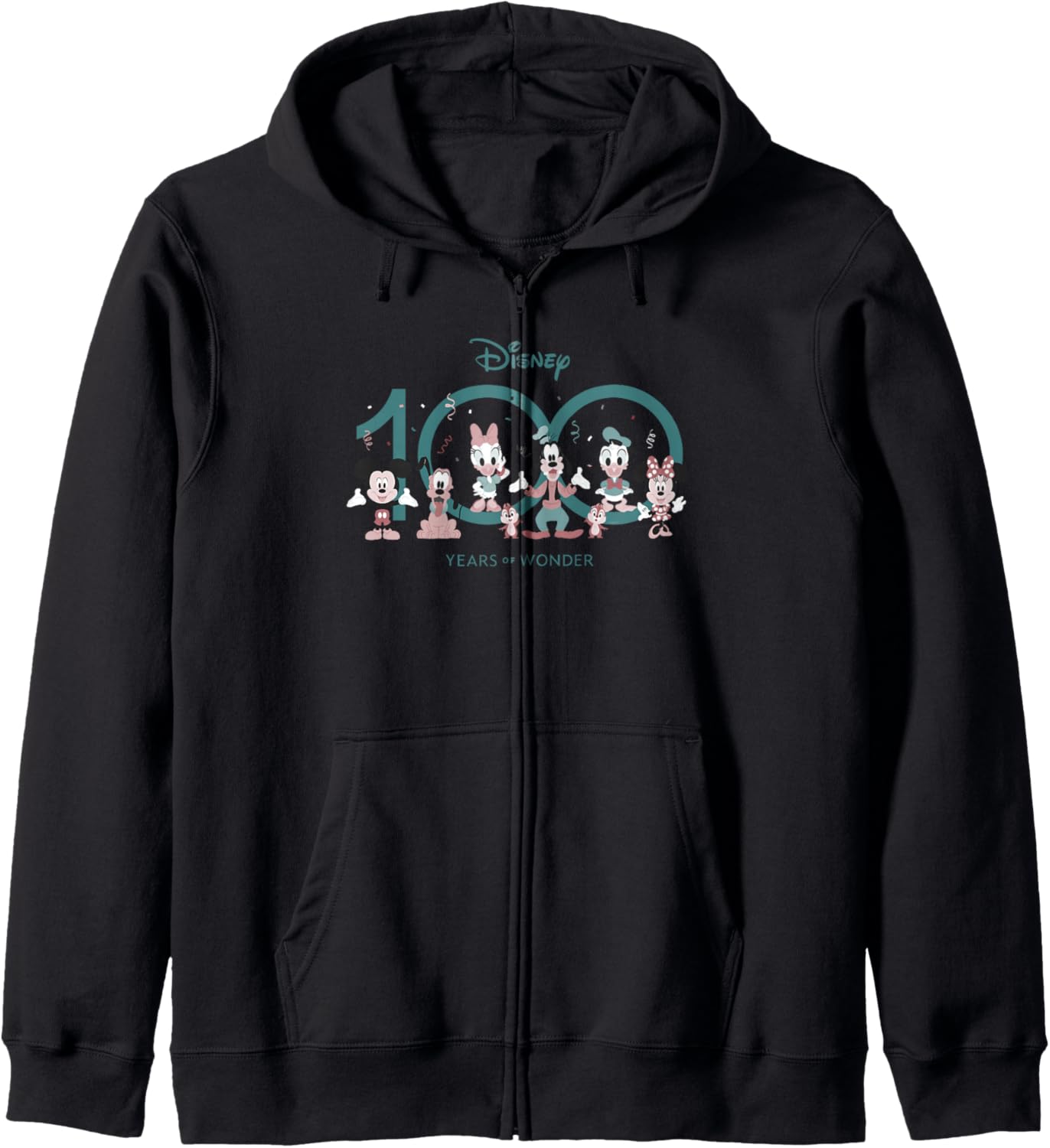 Disney 100 Years of Wonder Mickey & Pals Muted Cute D100 Zip Hoodie