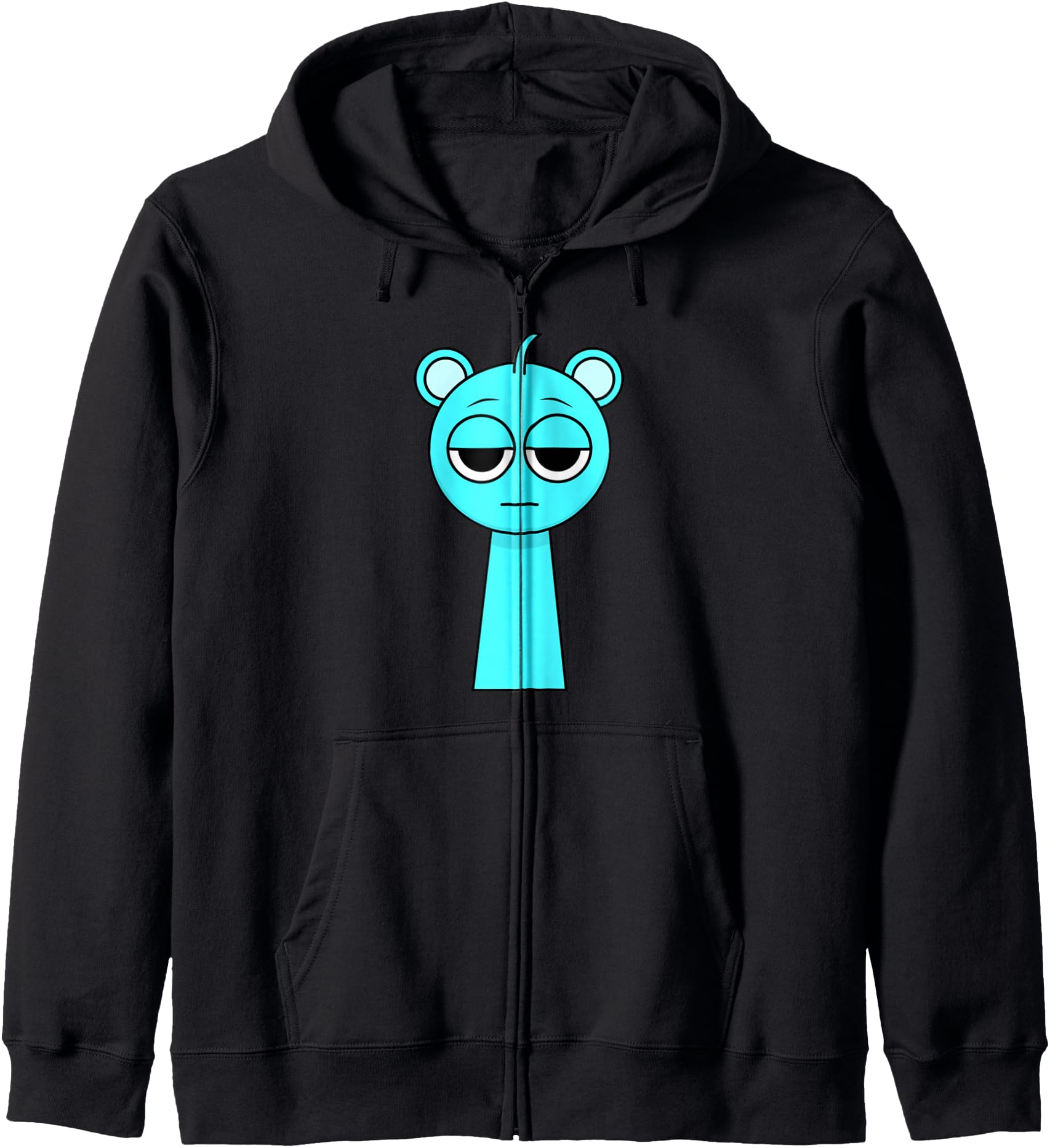 Sky Blue from Sprunki! Zip Hoodie