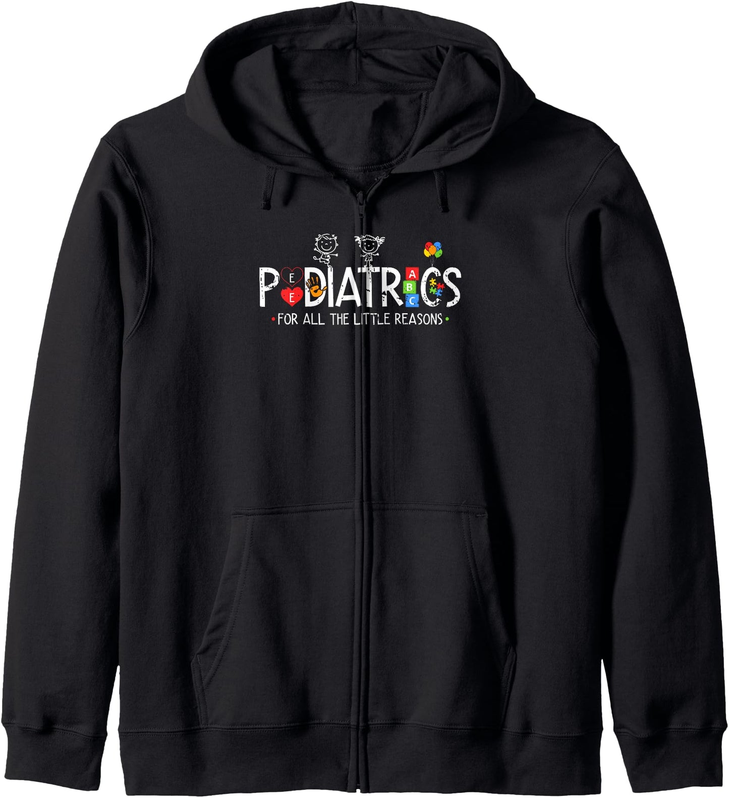 Pediatric Hematology Oncology Nurse Groovy ONC Zip Hoodie