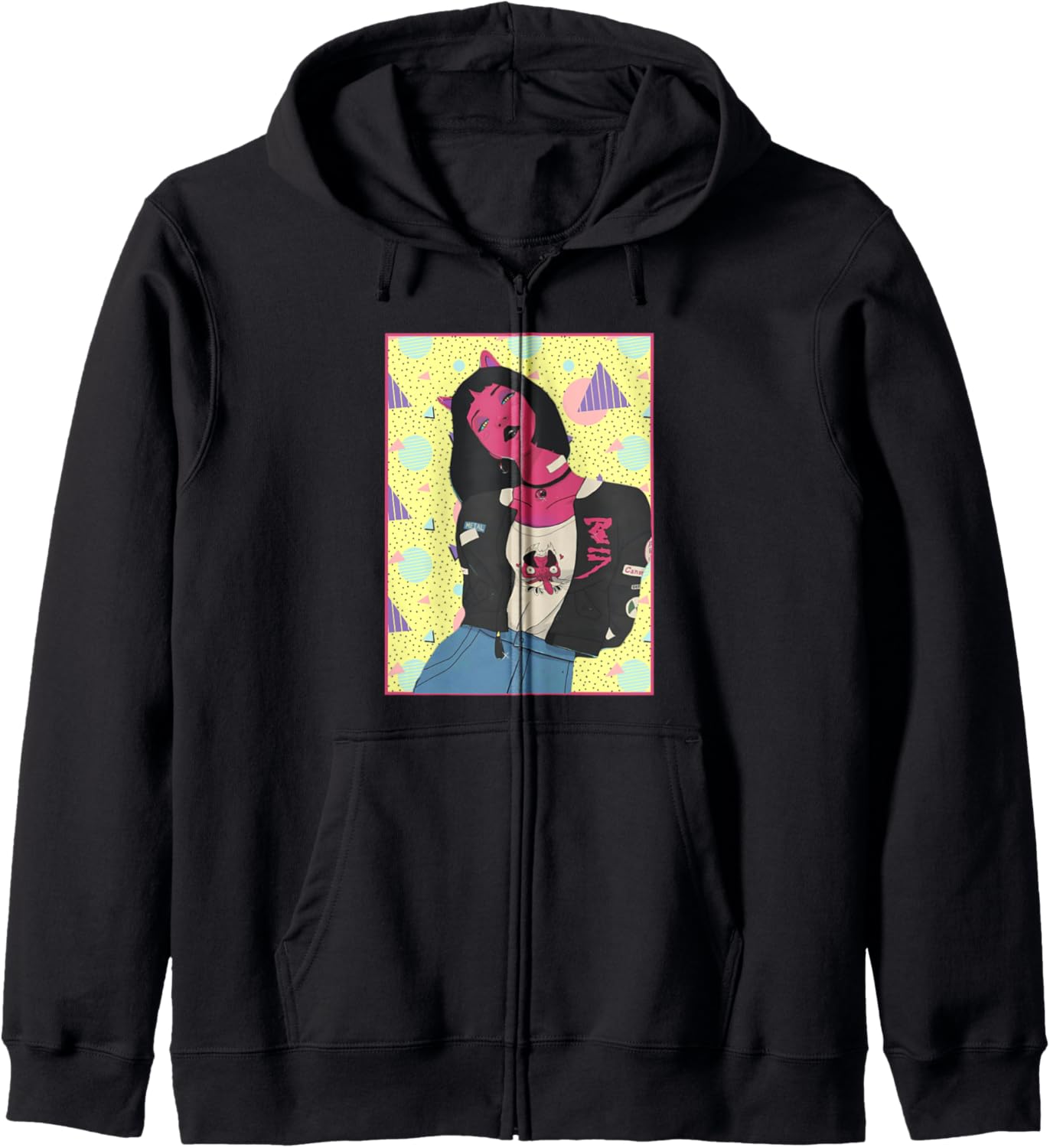 Anime Girl Japanese Aesthetic anime Otaku Hoodie