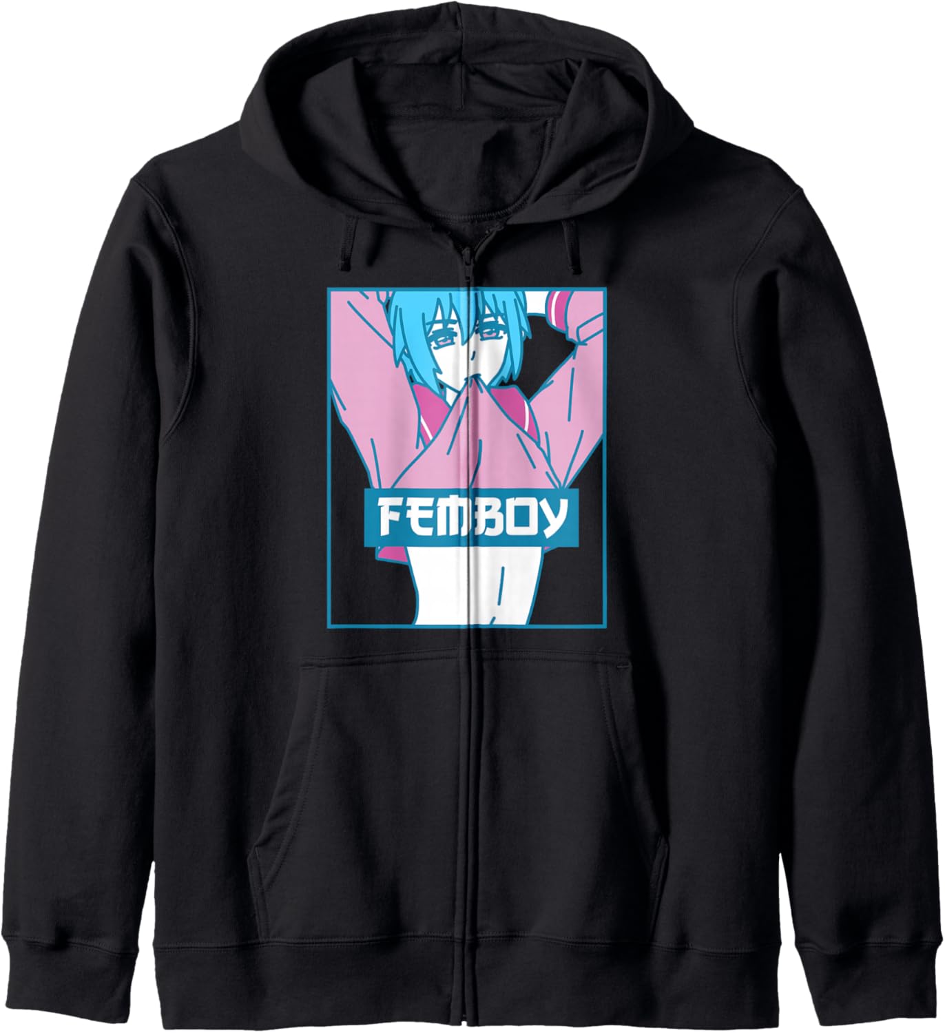 Femboy Aesthetic Pastel Yaoi Anime Boy Crossdressing Hoodie