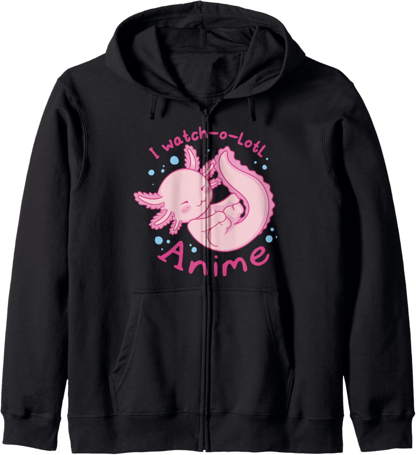 Cute baby Axolotl anime Hoodie