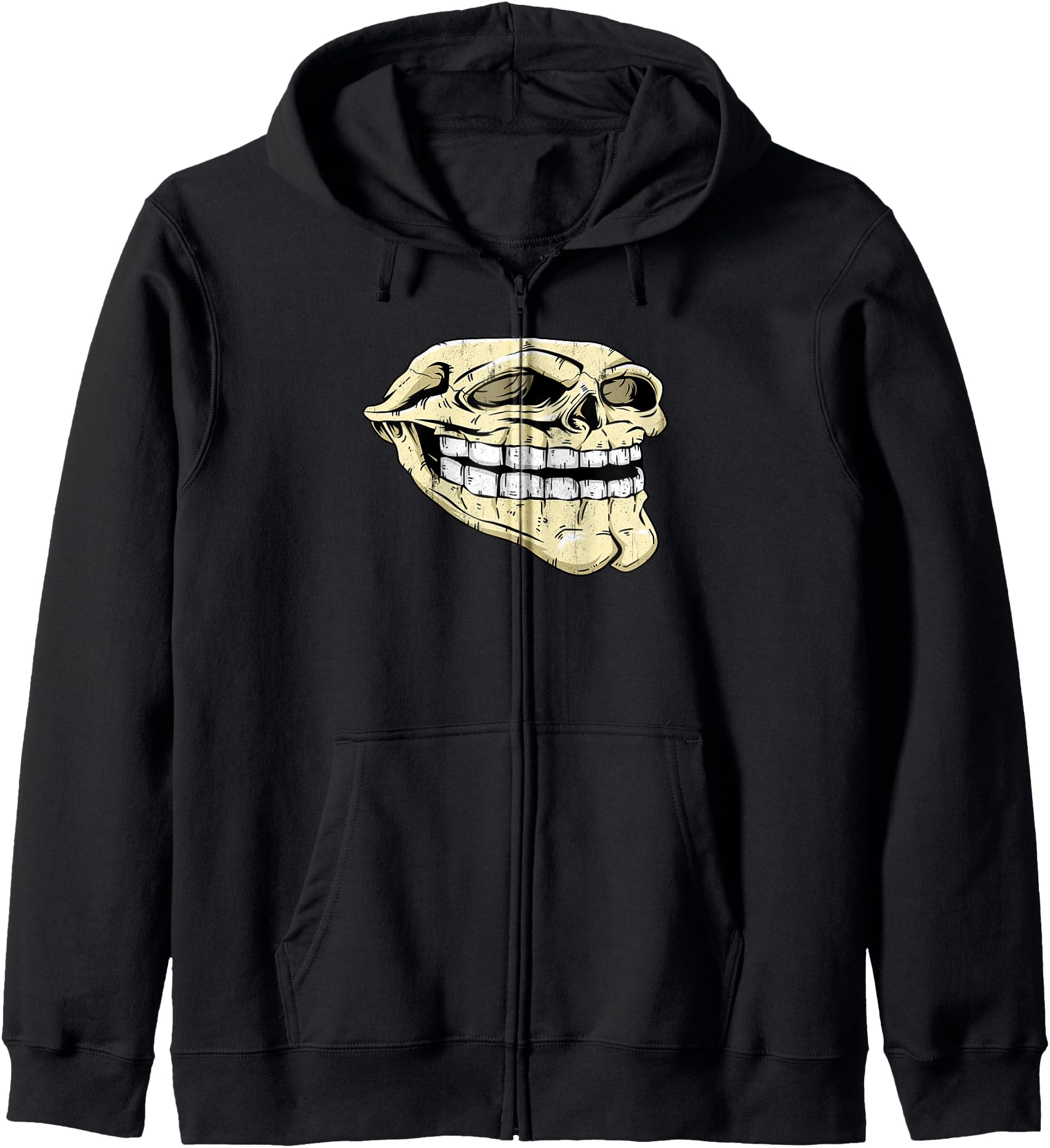 Troll Face Meme Funny Mens Women Boys Girls Gift Zip Hoodie