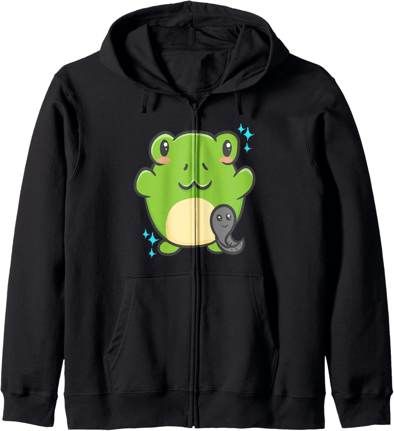 Frog Mum With Tadpole Baby - Cute Kawaii Anime Kawaii Hoodie