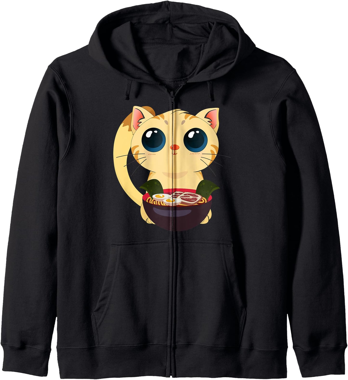 Ramen Cat Food Lover Kawaii Japanese Anime Gift Hoodie