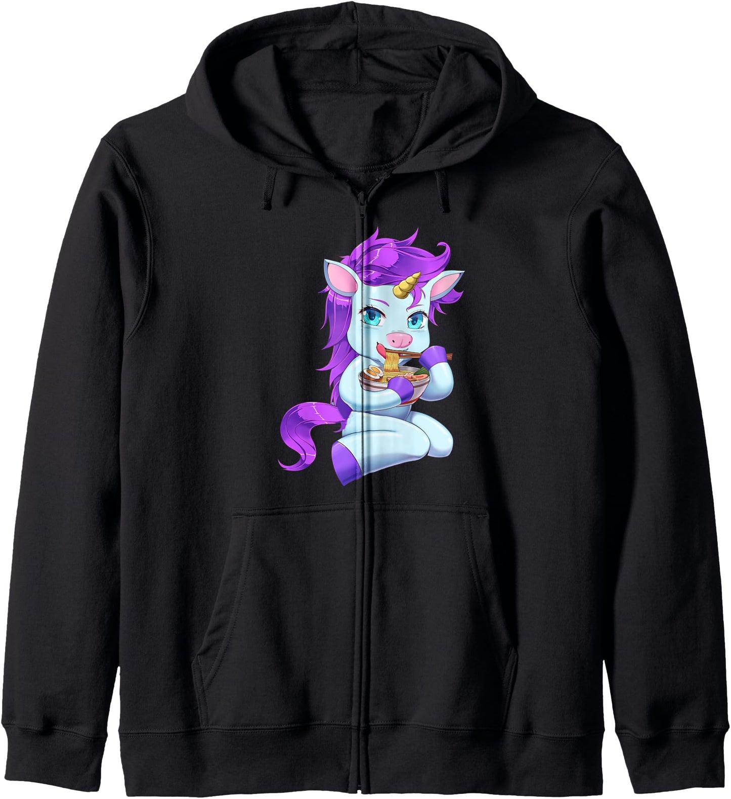 Ramen Unicorn Japanese Kawaii Anime Hoodie