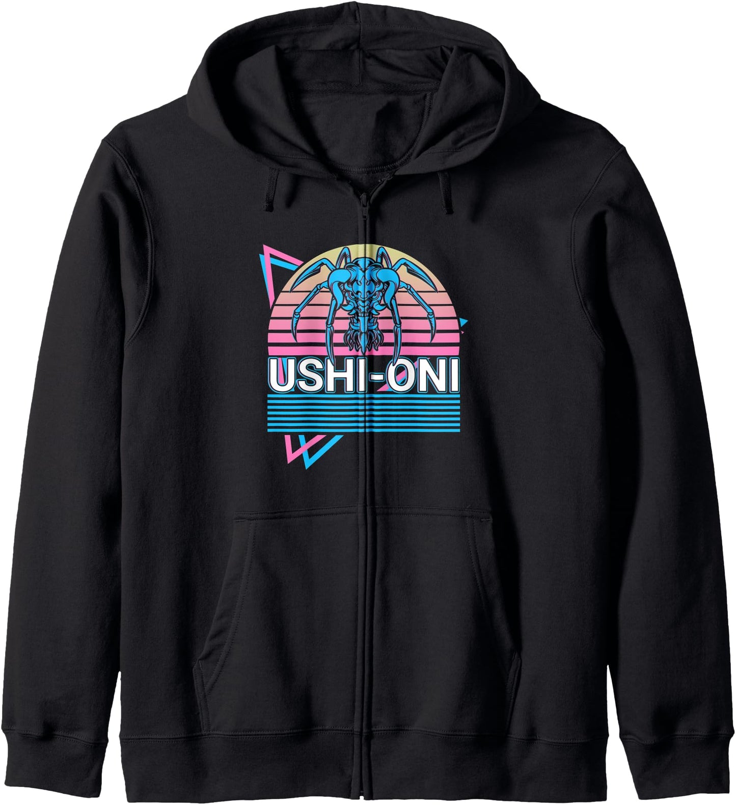 Ushi Oni Yokai Gyuki Japanese Mythology Zip Hoodie