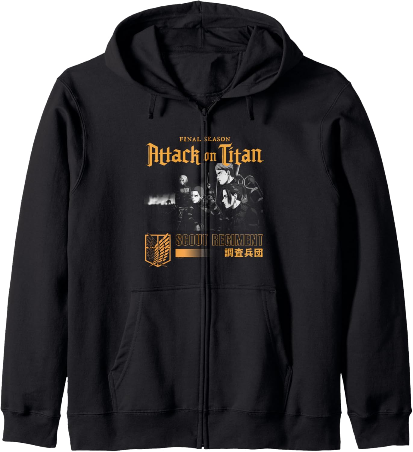 Attack on Titan Season 4 Scout Regiment Still Anime Hoodie