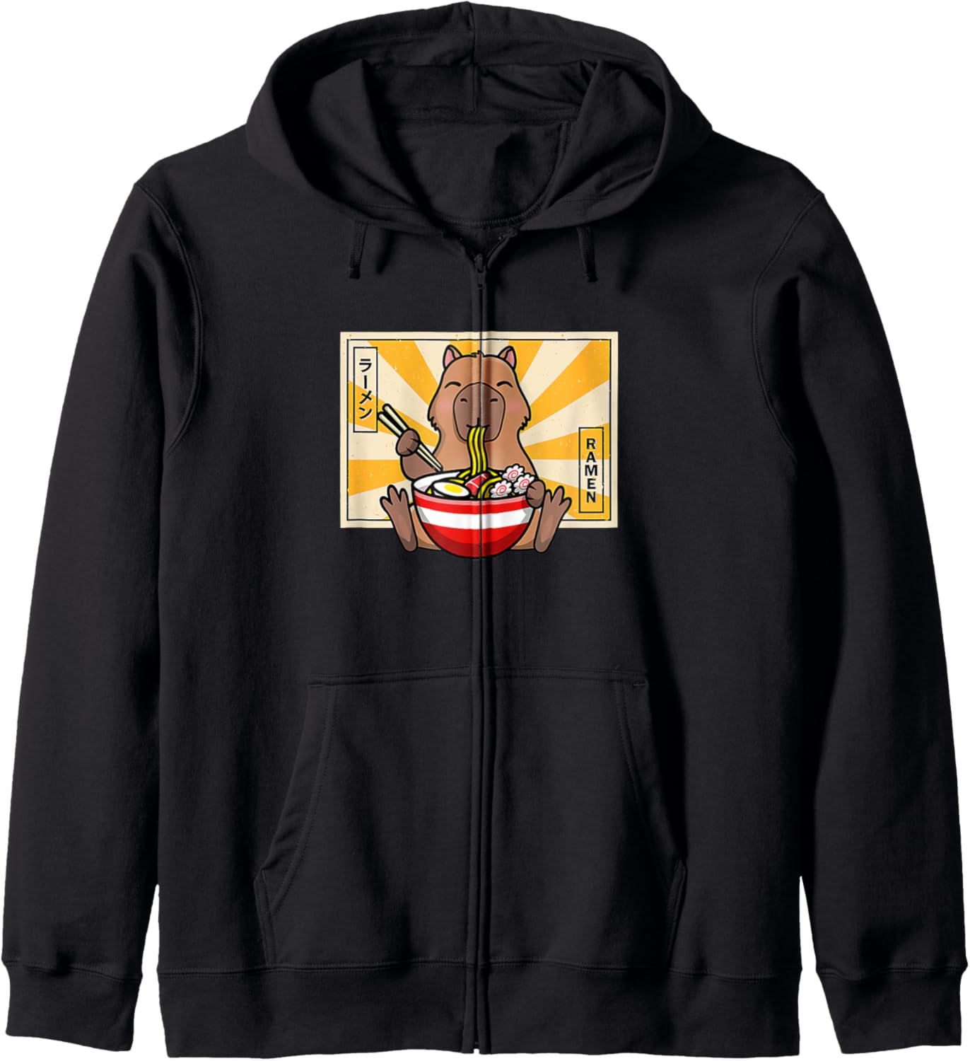 Capybara Anime Funny Hoodie