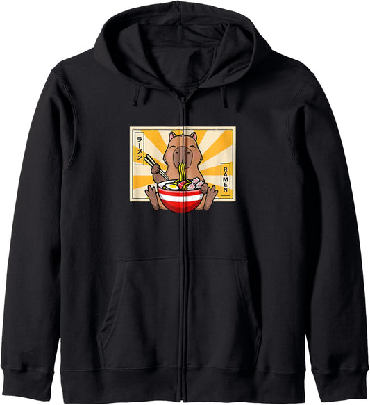Capybara Anime Funny Hoodie