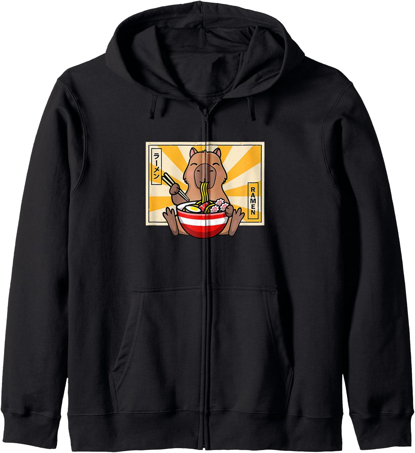 Capybara Anime Funny Hoodie