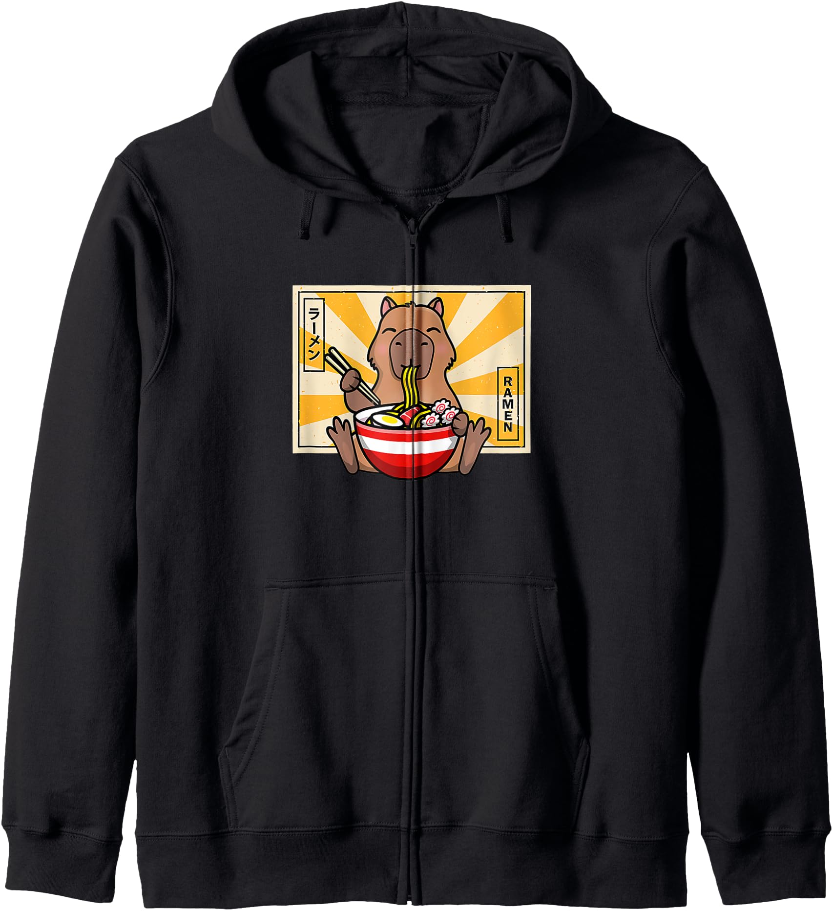 Capybara Anime Funny Hoodie