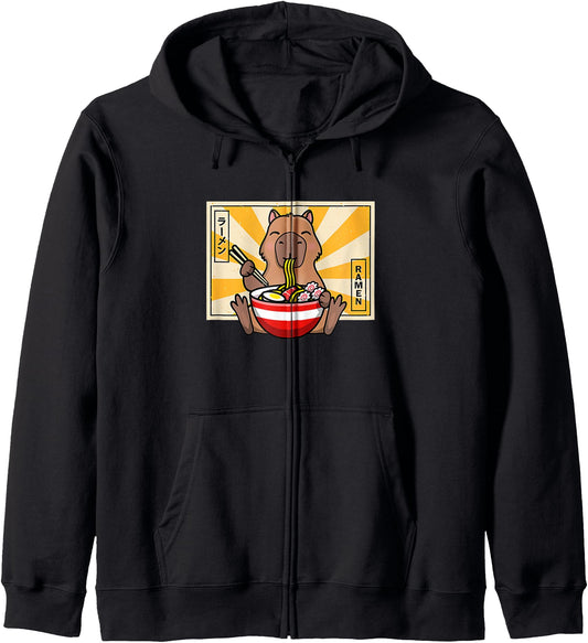 Capybara Anime Funny Hoodie