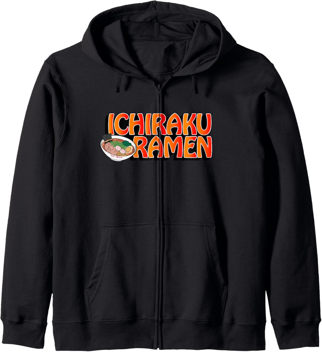 Naruto Shippuden Ichiraku Ramen Bowl with Logo Anime Hoodie