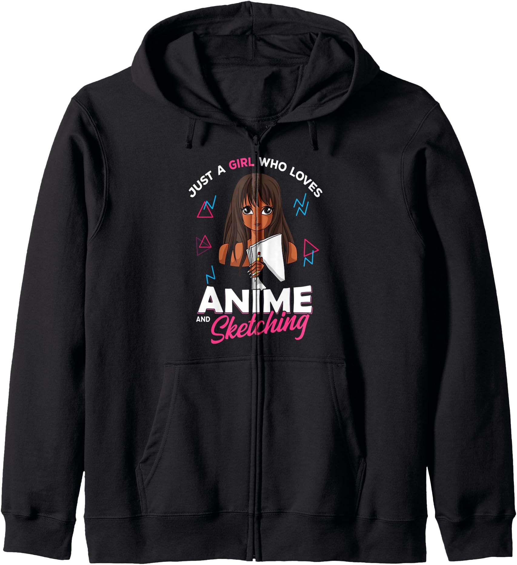 Just A Girl Who Loves Anime and Sketching Anime Lover Hoodie