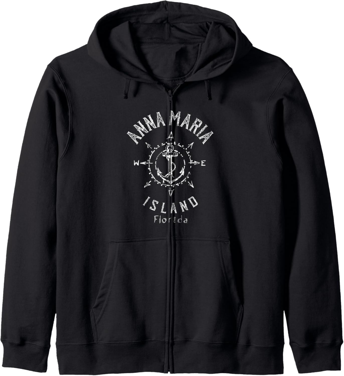 Anna Maria Island Souvenir Compass Rose Hoodie