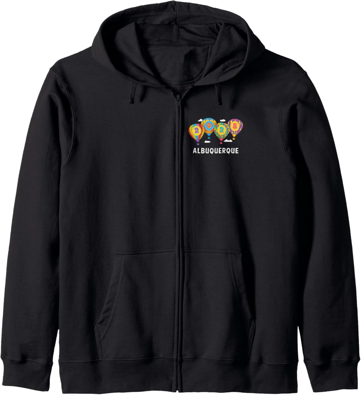 Albuquerque Balloon Festival 2025 New Mexico Fiesta Matching Zip Hoodie