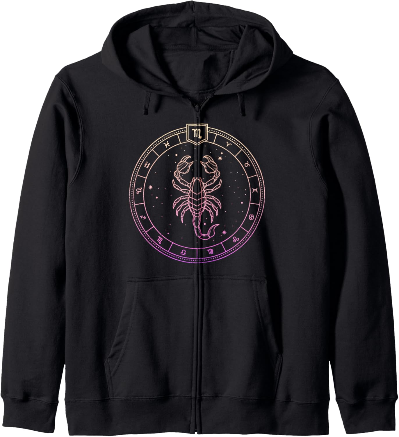 Scorpio Hoodie Women Zodiac Sign Scorpio Zip Hoodie