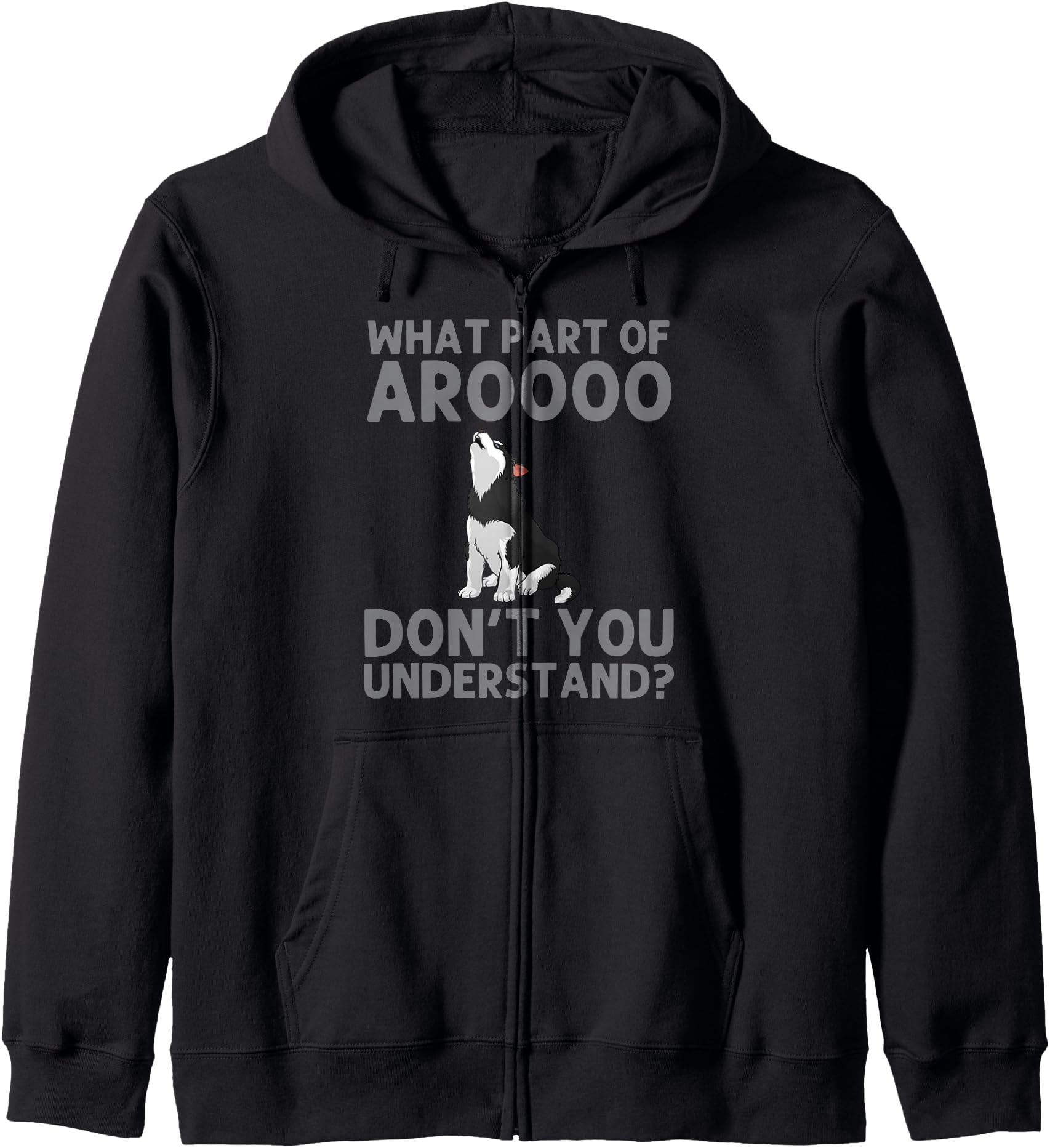 Husky Design For Men Women Siberian Husky Dog Husky Lover Zip Hoodie