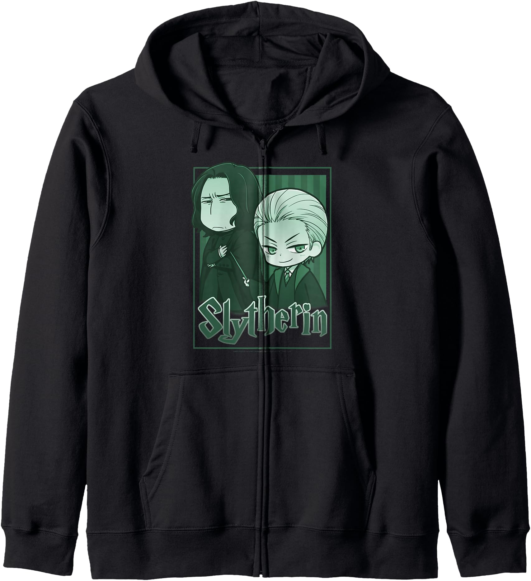 Harry Potter Slytherin Snape & Draco Anime Hoodie