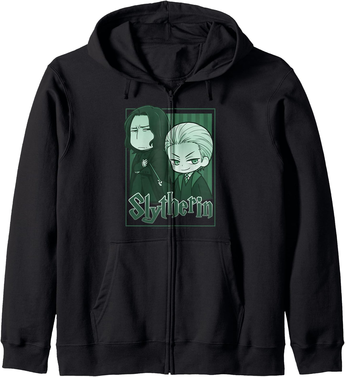 Harry Potter Slytherin Snape & Draco Anime Hoodie