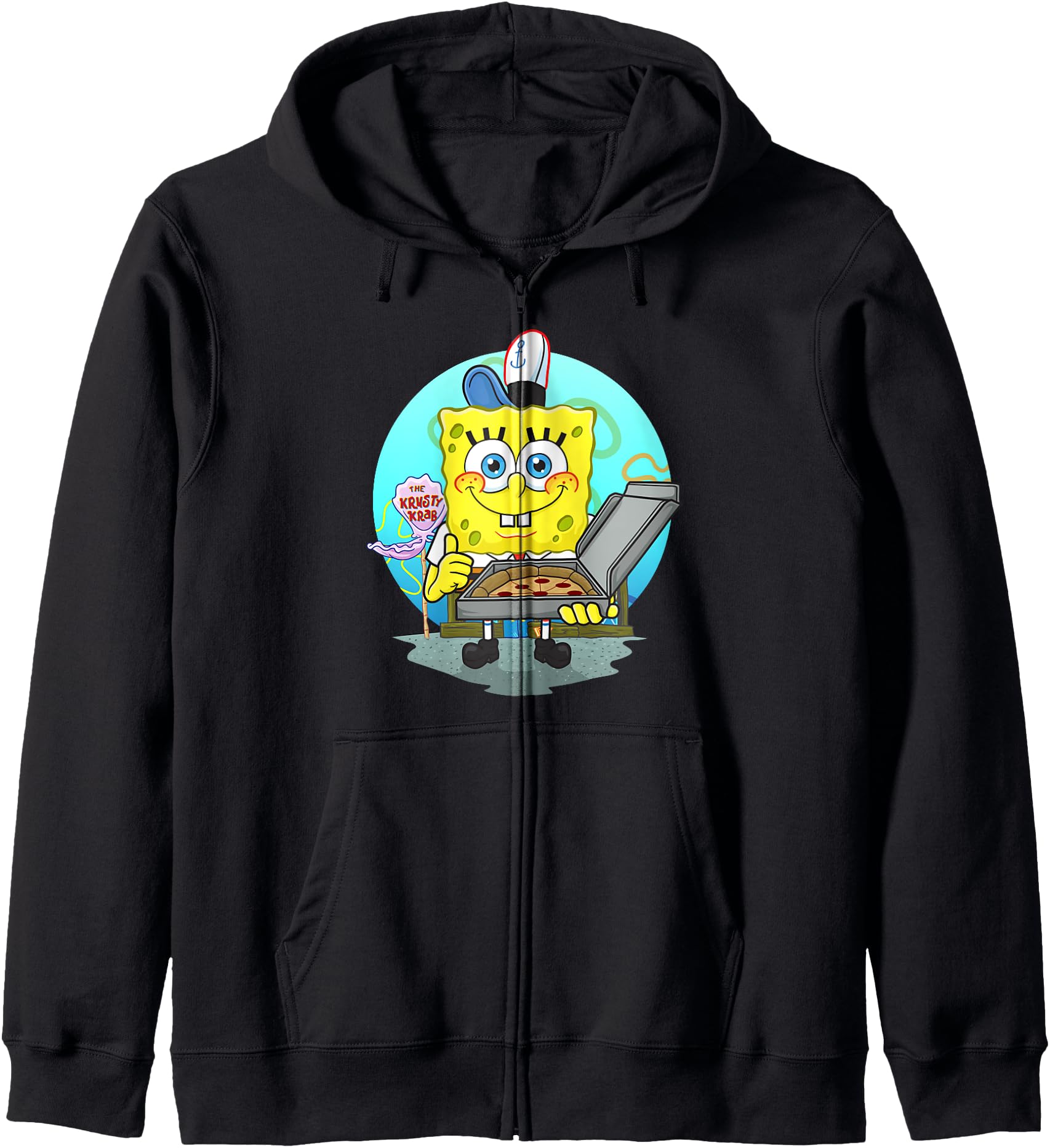 Mademark x SpongeBob SquarePants - The Krusty Krab Pizza Delivery Zip Hoodie