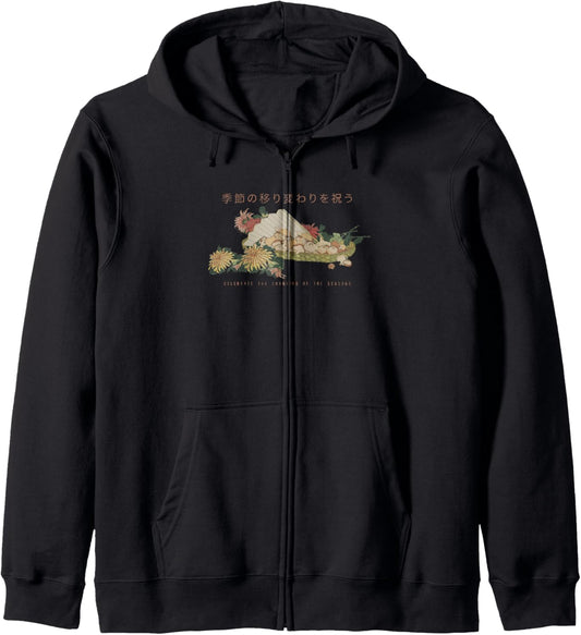 Celebrate The Changing Of The Seasons Anime Mushrooms Hoodie