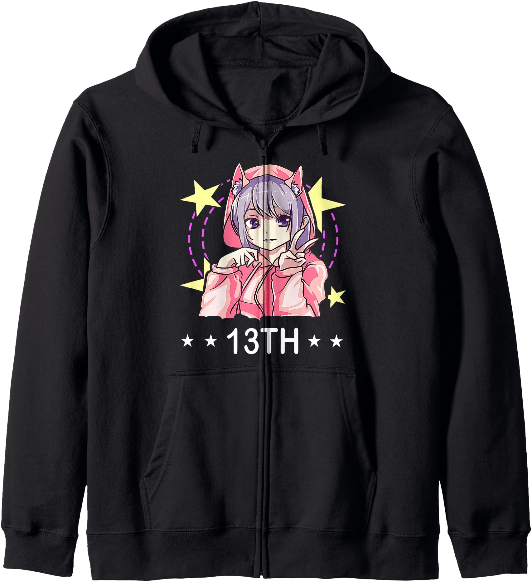 13th Birthday Anime Girls Hoodie